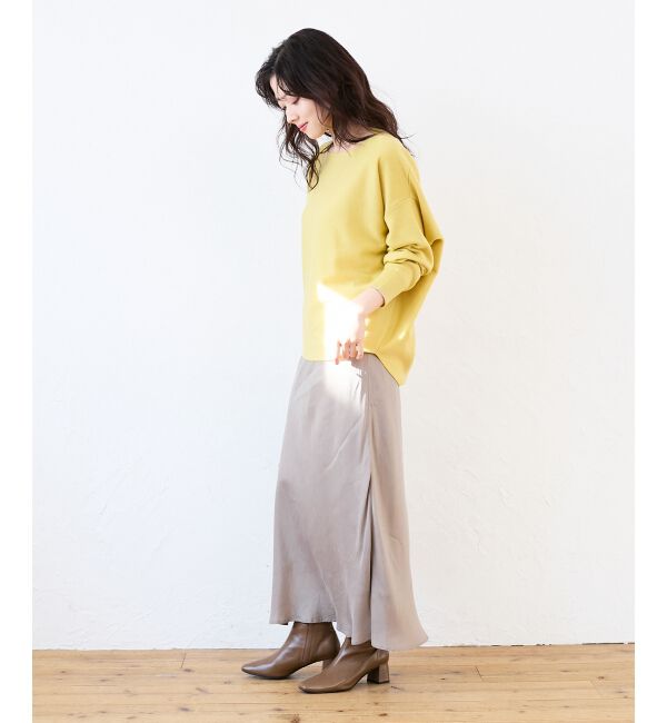  「《手洗い可能》キュプラフィブリルナロースカート」|スカート|