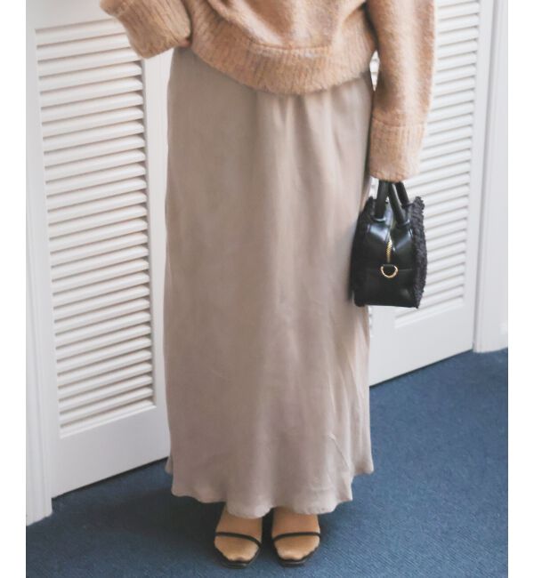  「《手洗い可能》キュプラフィブリルナロースカート」|スカート|