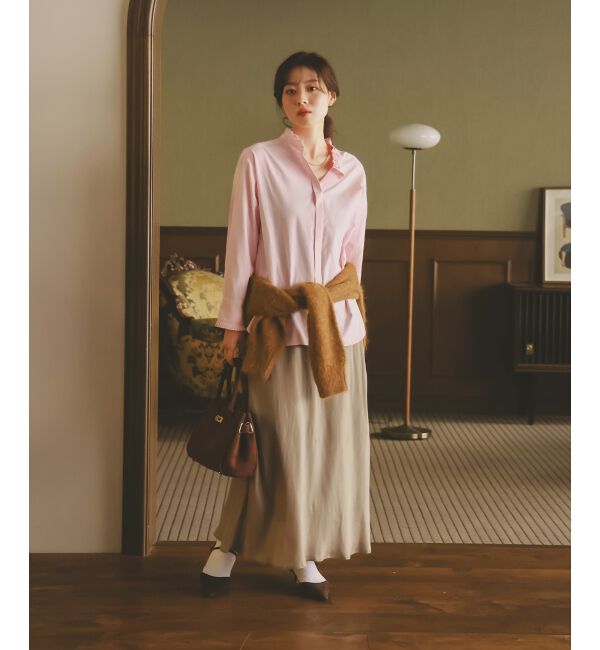  「《手洗い可能》キュプラフィブリルナロースカート」|スカート|