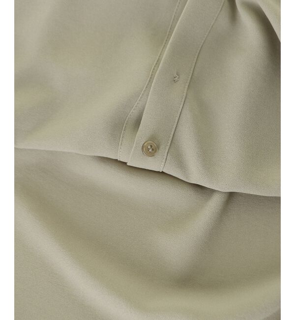  「2WAYジョーゼットギャザースリーブブラウス」|シャツ・ブラウス|