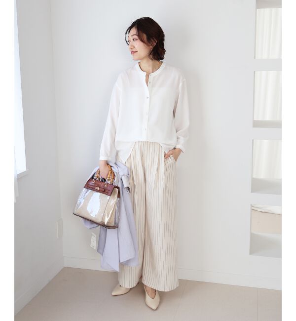  「2WAYジョーゼットギャザースリーブブラウス」|シャツ・ブラウス|