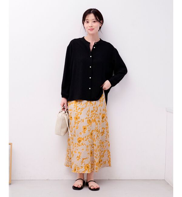  「2WAYジョーゼットギャザースリーブブラウス」|シャツ・ブラウス|