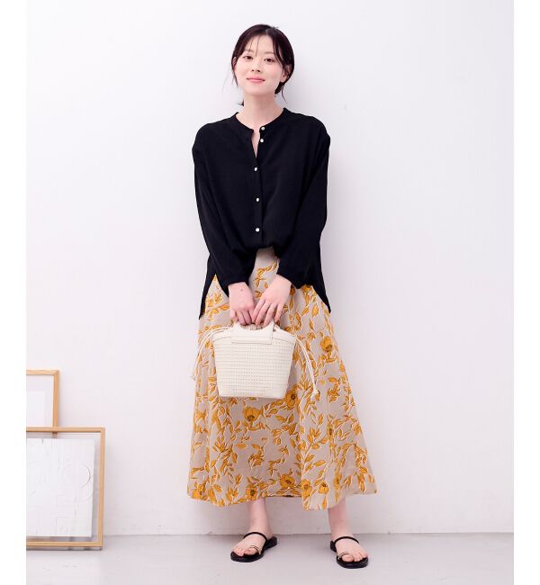  「2WAYジョーゼットギャザースリーブブラウス」|シャツ・ブラウス|