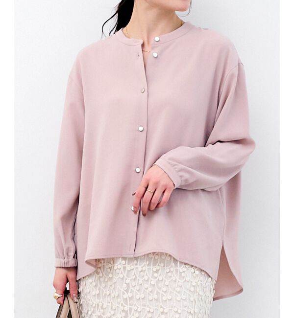  「2WAYジョーゼットギャザースリーブブラウス」|シャツ・ブラウス|