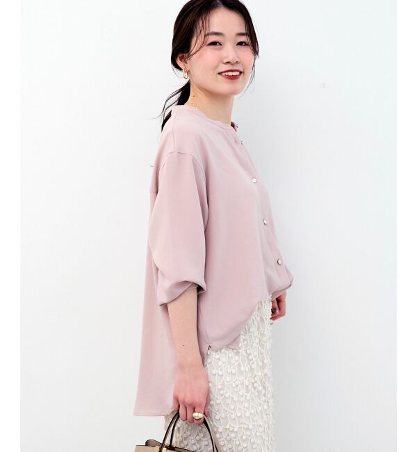  「2WAYジョーゼットギャザースリーブブラウス」|シャツ・ブラウス|