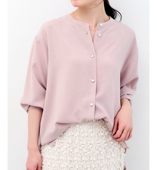  「2WAYジョーゼットギャザースリーブブラウス」|シャツ・ブラウス|