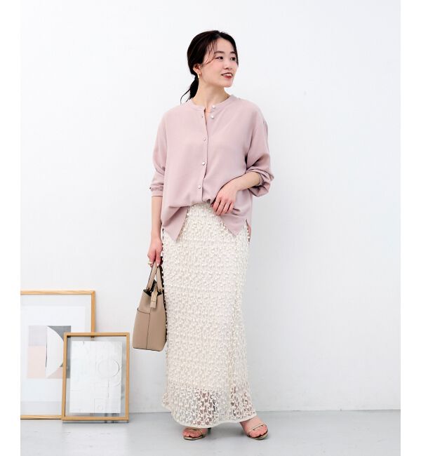  「2WAYジョーゼットギャザースリーブブラウス」|シャツ・ブラウス|