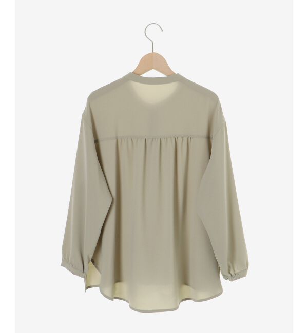  「2WAYジョーゼットギャザースリーブブラウス」|シャツ・ブラウス|