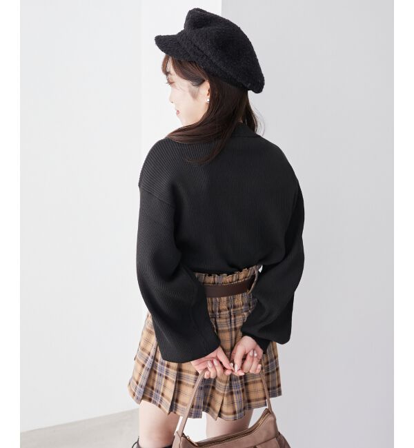 MAJESTICLEGON「ボリュームスリーブニット」|ニット・セーター|