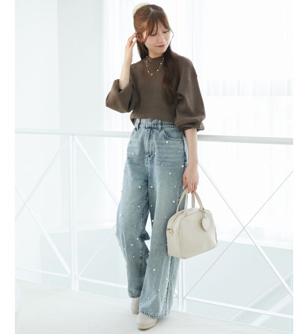 MAJESTICLEGON「ボリュームスリーブニット」|ニット・セーター|