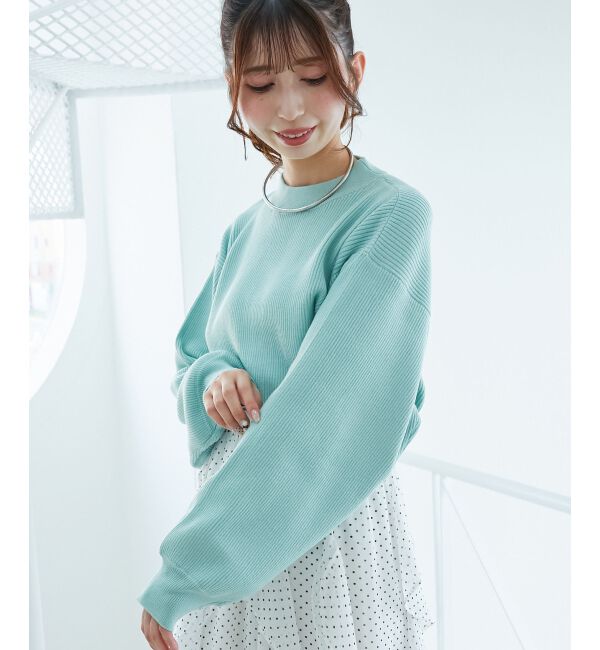 MAJESTICLEGON「ボリュームスリーブニット」|ニット・セーター|