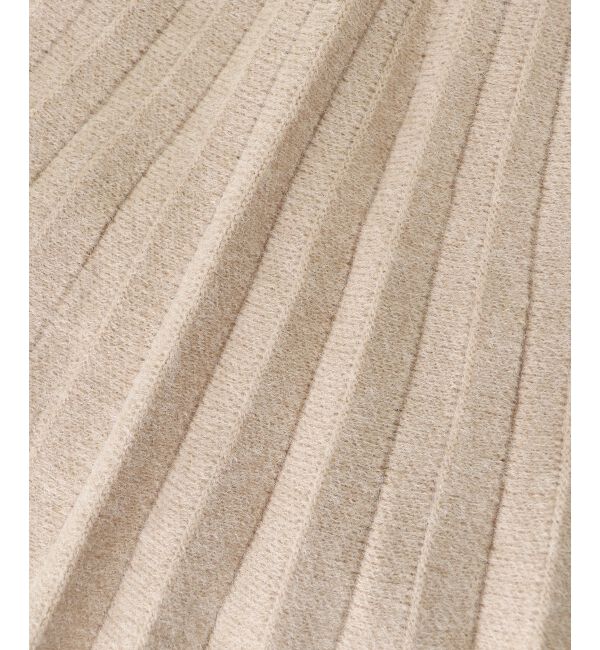  「キラキラボタンプリーツニットスカート」|スカート|