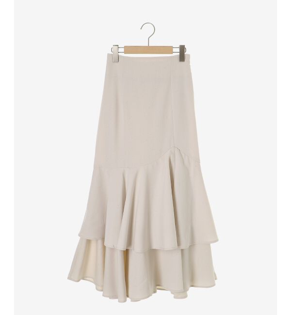  「キラキラレースアップマーメイドスカート」|スカート|