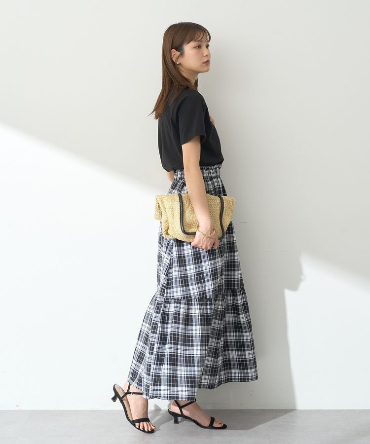 earth music&ecology「クリンクルスカート」|フレア|