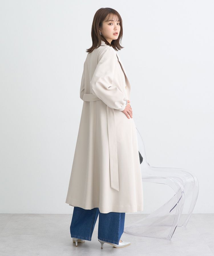 earth music&ecology「パフスリーブトレンチコート」|トレンチコート|