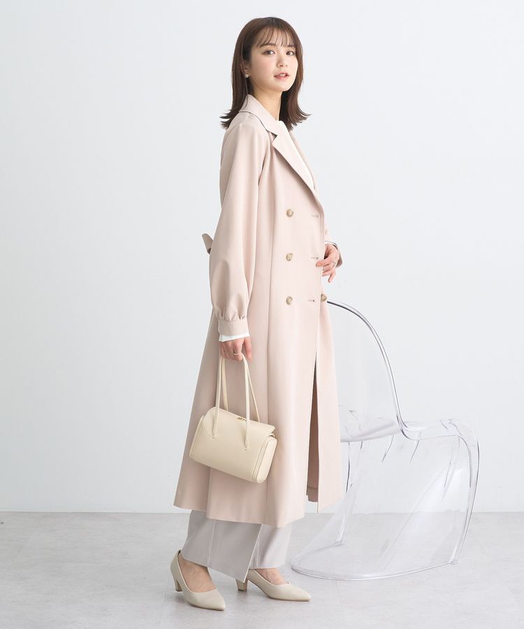 earth music&ecology「パフスリーブトレンチコート」|トレンチコート|