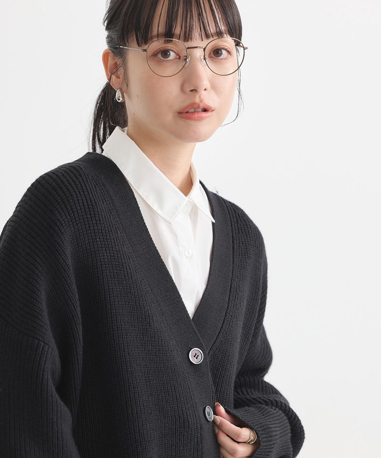 earth music&ecology「アンチピリングVネックカーディガン」|カーディガン|