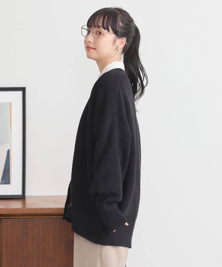 earth music&ecology「アンチピリングVネックカーディガン」|カーディガン|