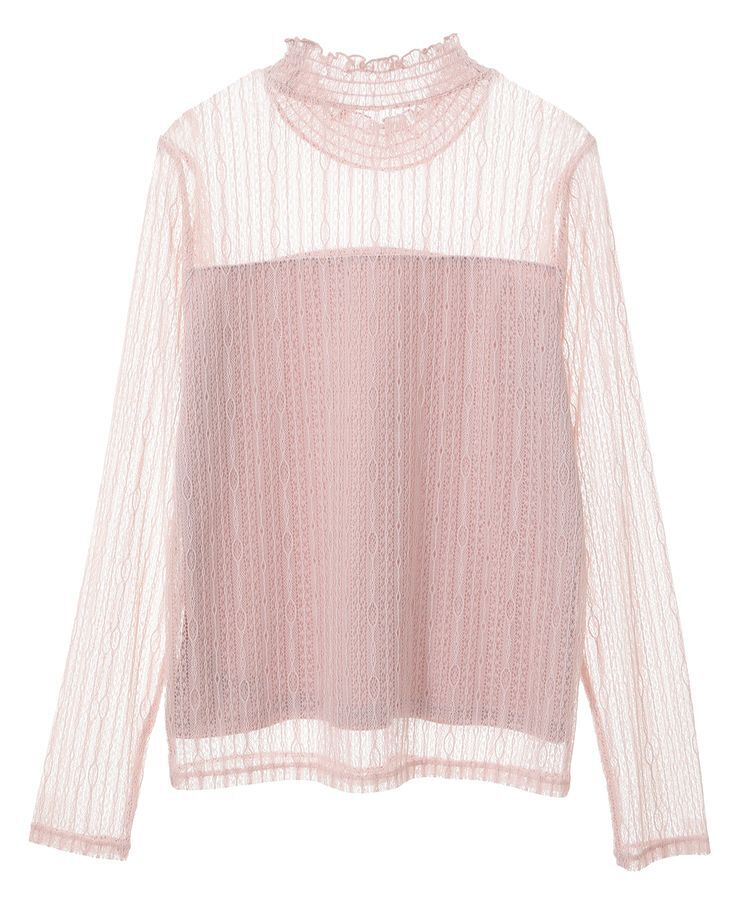 earth music&ecology「レースドッキングプルオーバー」|Tシャツ・カットソー|