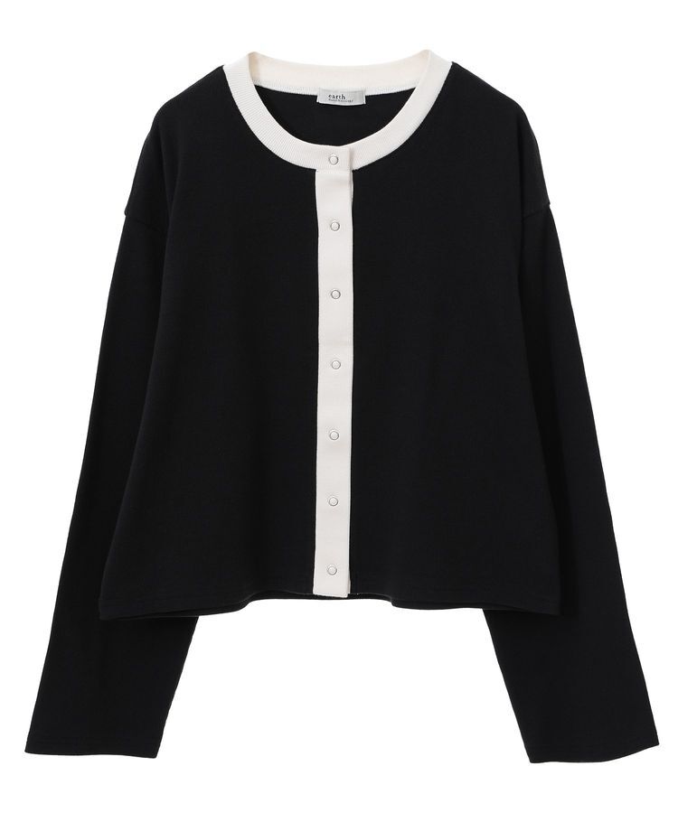 earth music&ecology「SET2点リブアンサンブル」|カーディガン|