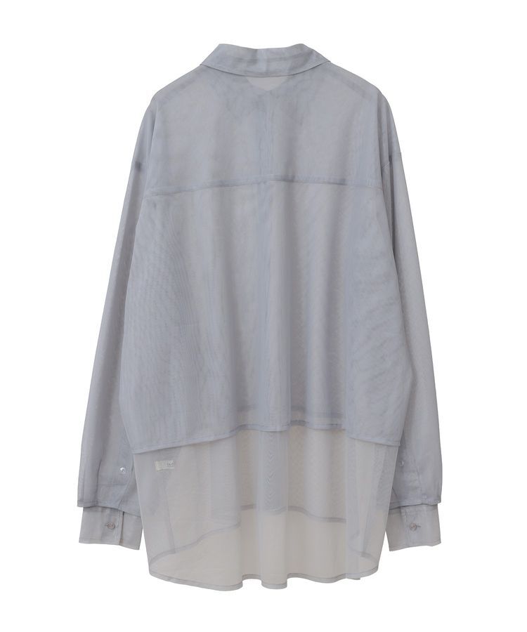 earth music&ecology「チュールレイヤードシャツ」|シャツ・ブラウス|