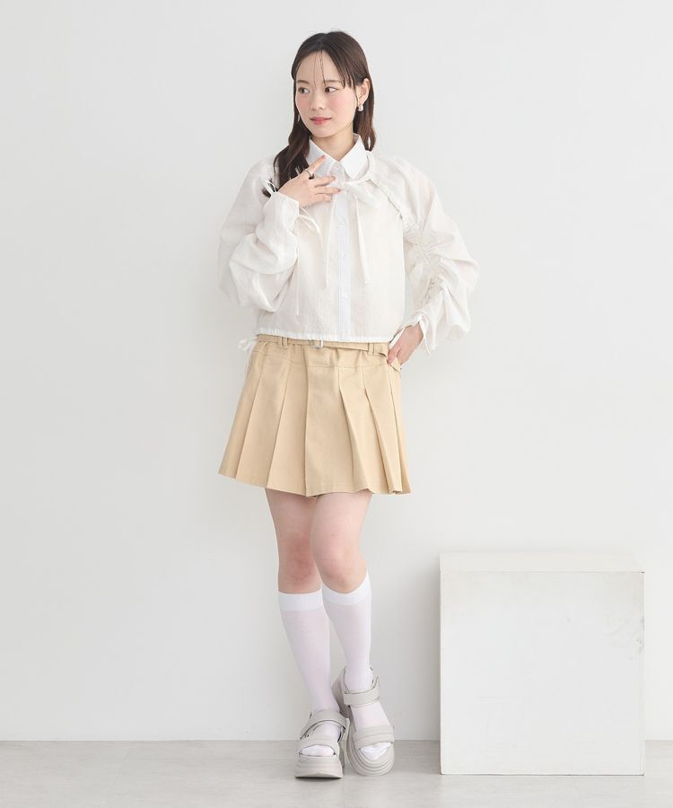 earth music&ecology「ボレロスリーブレイヤードシャツ」|シャツ・ブラウス|