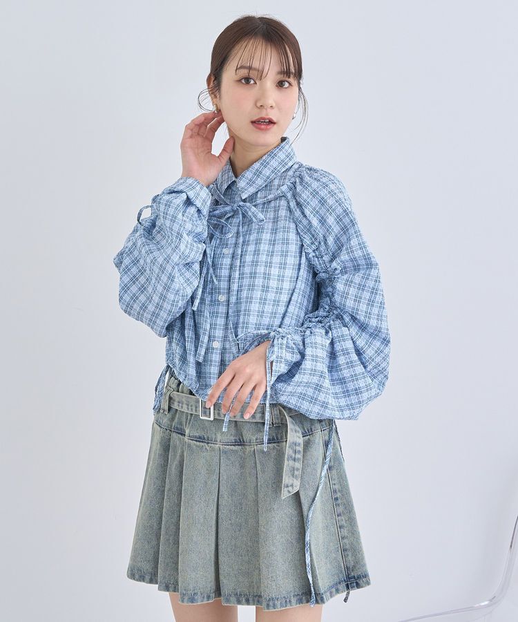 earth music&ecology「ボレロスリーブレイヤードシャツ」|シャツ・ブラウス|