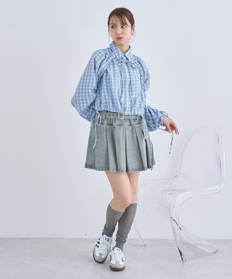 earth music&ecology「ボレロスリーブレイヤードシャツ」|シャツ・ブラウス|