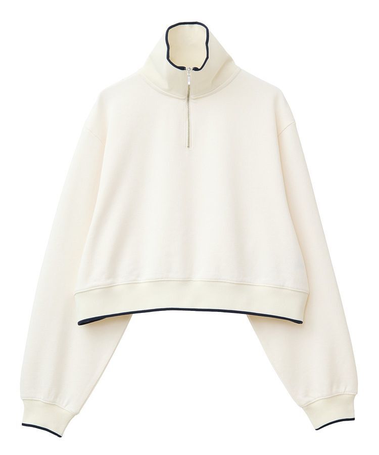 earth music&ecology「ハーフジップラインプルオーバー」|スウェット・ジャージ|