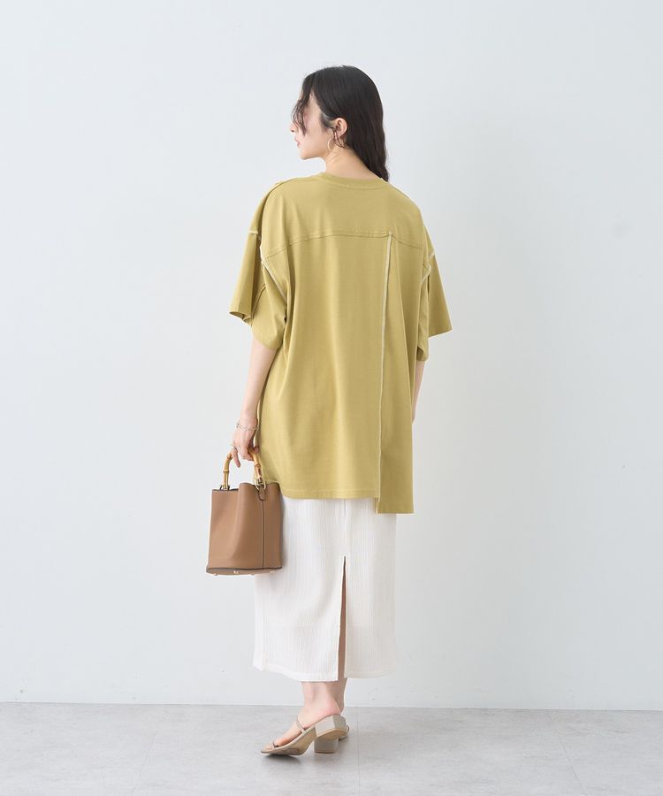 earth music&ecology「ステッチデザインルーズTee」|Tシャツ・カットソー|