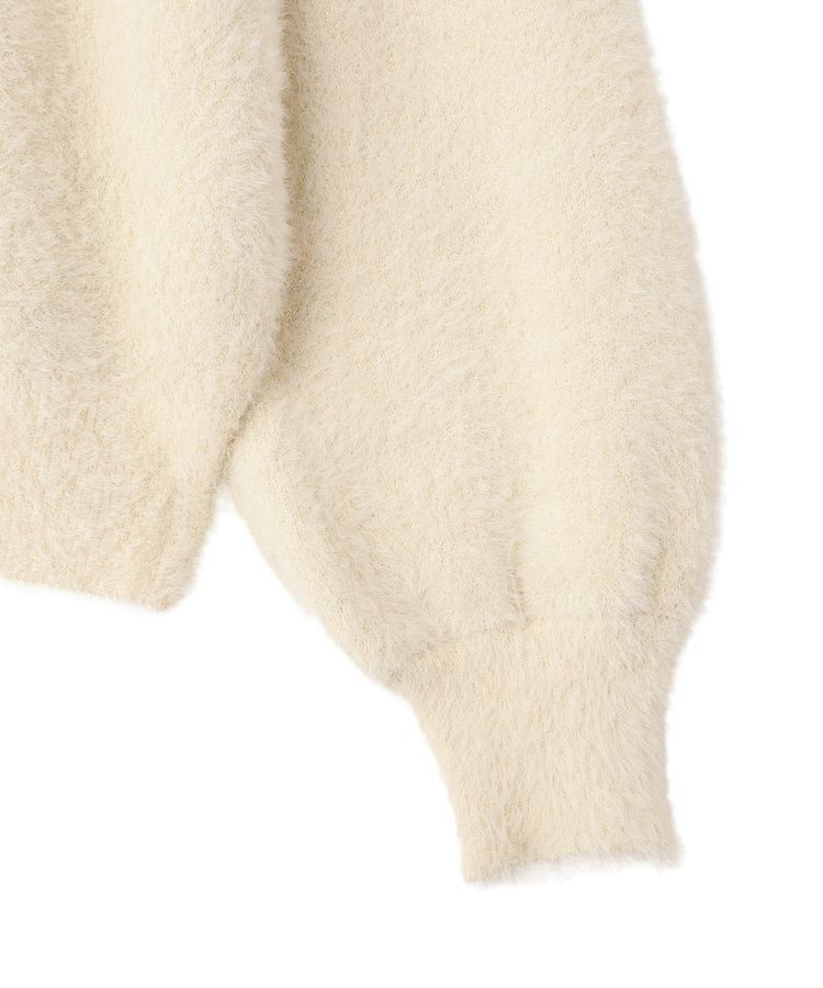 earth music&ecology「Disney/ポイントミッキーラメシャギーカーデ」|カーディガン|