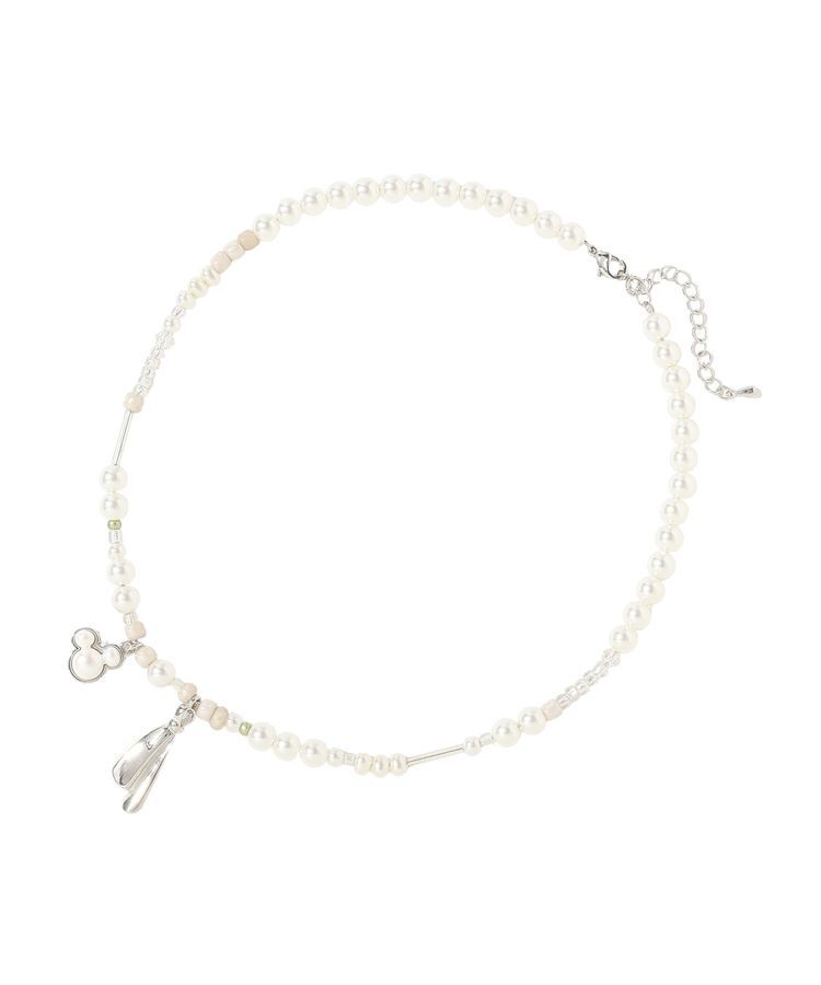 earth music&ecology「Disney/ミッキーモチーフビーズネックレス」|ネックレス|