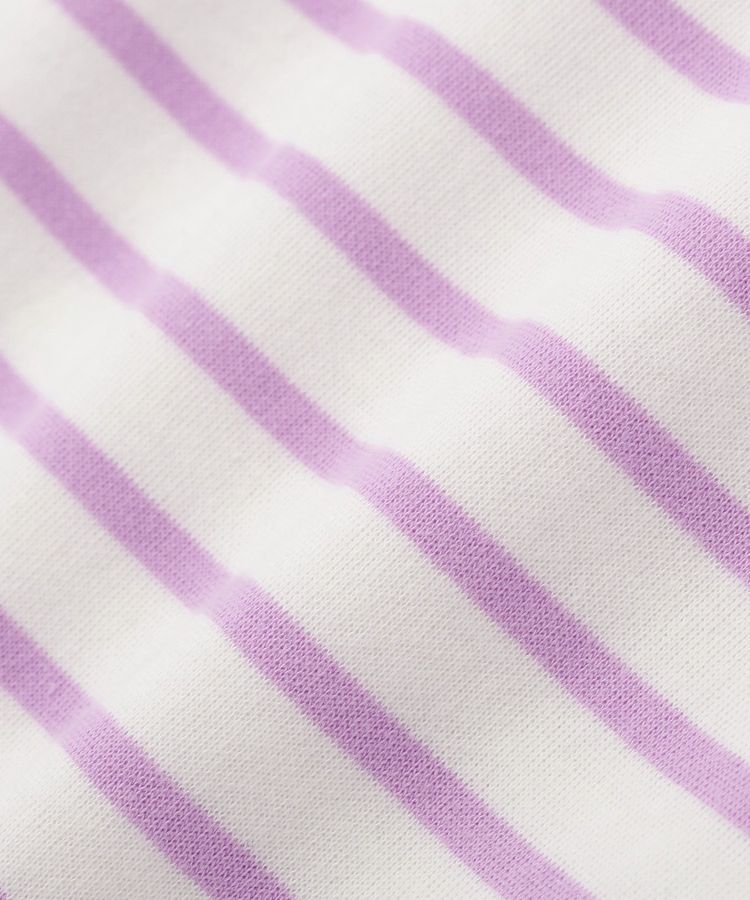 earth music&ecology「バイカラースクエアネックボーダープルオーバー」|Tシャツ・カットソー|