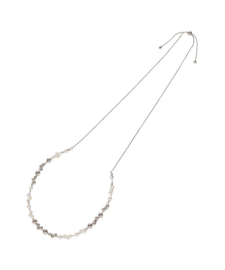 earth music&ecology「パールMIXスライドネックレス」|ネックレス|