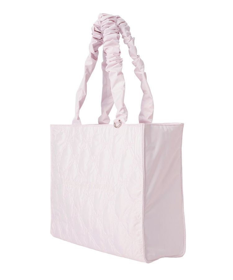 Maison de FLEUR「ギャザーハンドルリボンキルティングトート」|トートバッグ|