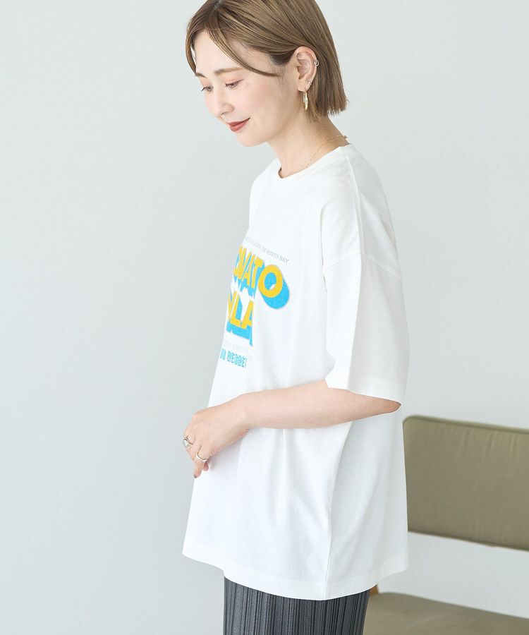AMERICAN HOLIC「配色ロゴプリントTシャツ」|Tシャツ・カットソー|