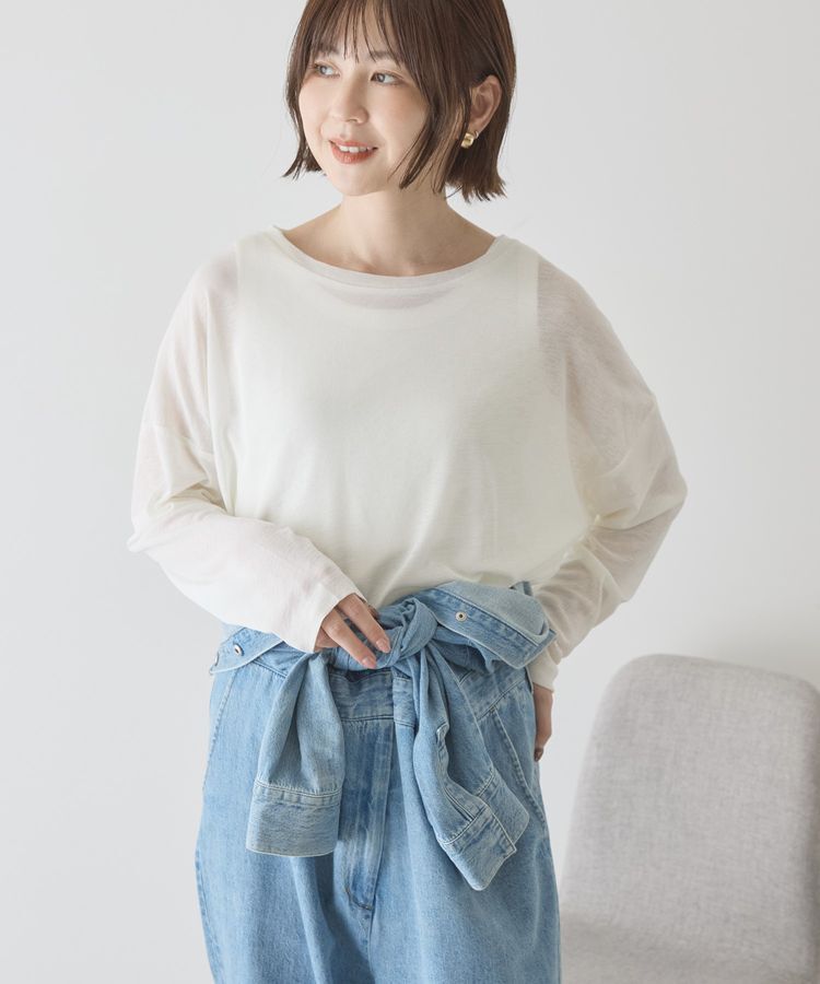 AMERICAN HOLIC「シアーカラープルオーバー」|Tシャツ・カットソー|