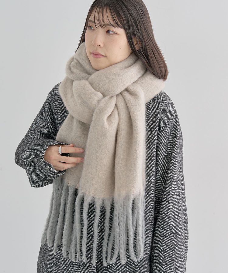 Green Parks「・furry rate ヘアリーカラーマフラー」|マフラー|