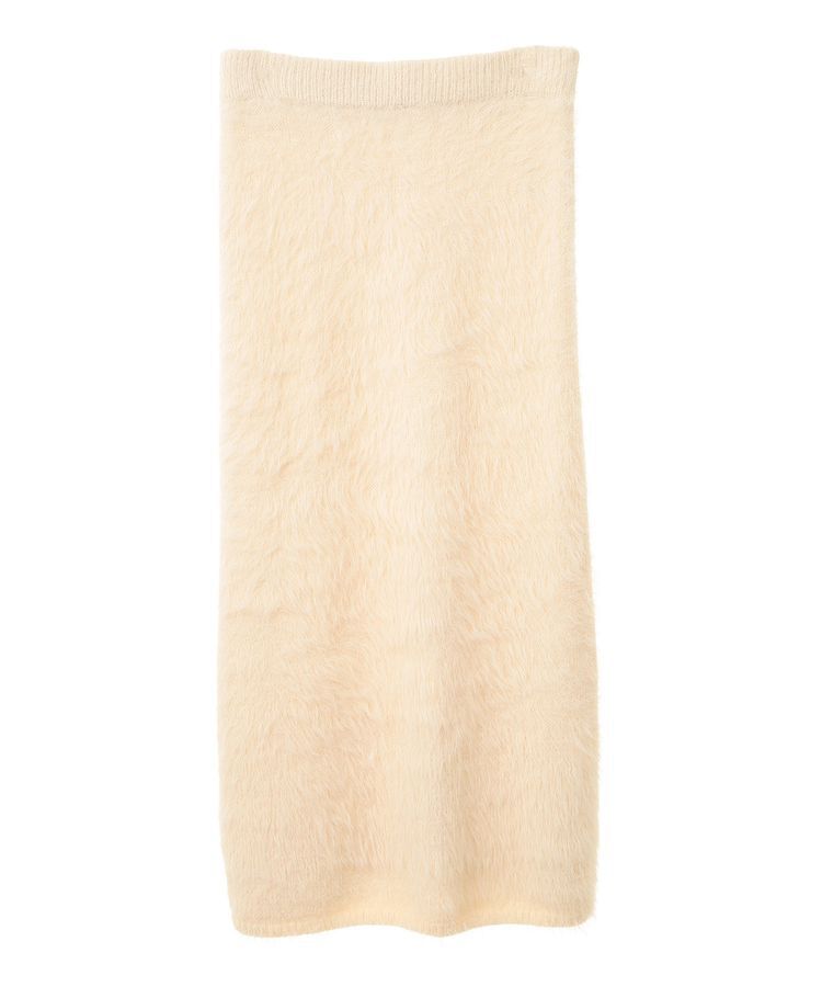 Green Parks「・Petit Fleur シャギーニットスカート」|タイト|