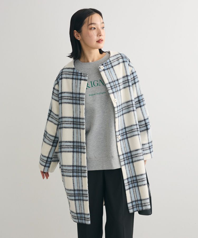Green Parks「シャギーノーカラーコート」|その他|