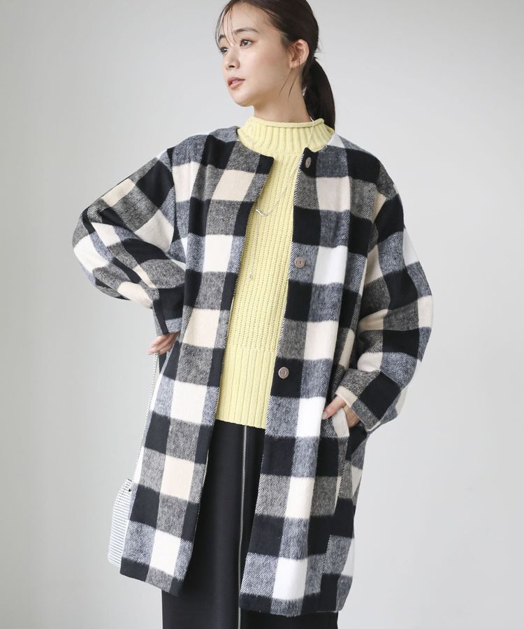 Green Parks「シャギーノーカラーコート」|その他|