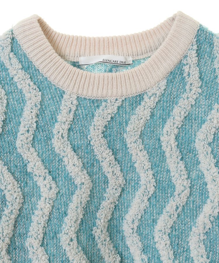 Green Parks「・ELENCARE DUE ブークレナミナミニット」|ニット・セーター|