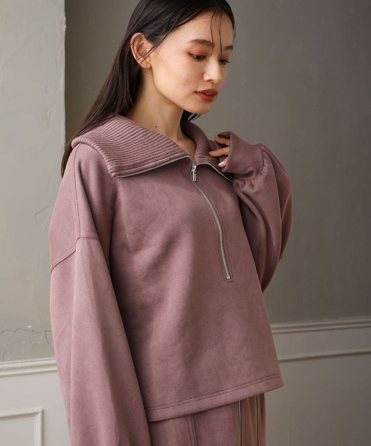 Green Parks「・ELENCARE DUE スエードポンチハーフZIP」|Tシャツ・カットソー|