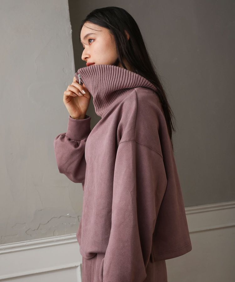 Green Parks「・ELENCARE DUE スエードポンチハーフZIP」|Tシャツ・カットソー|