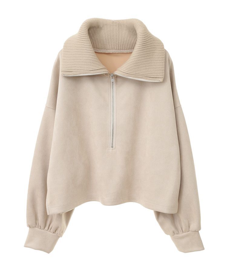 Green Parks「・ELENCARE DUE スエードポンチハーフZIP」|Tシャツ・カットソー|