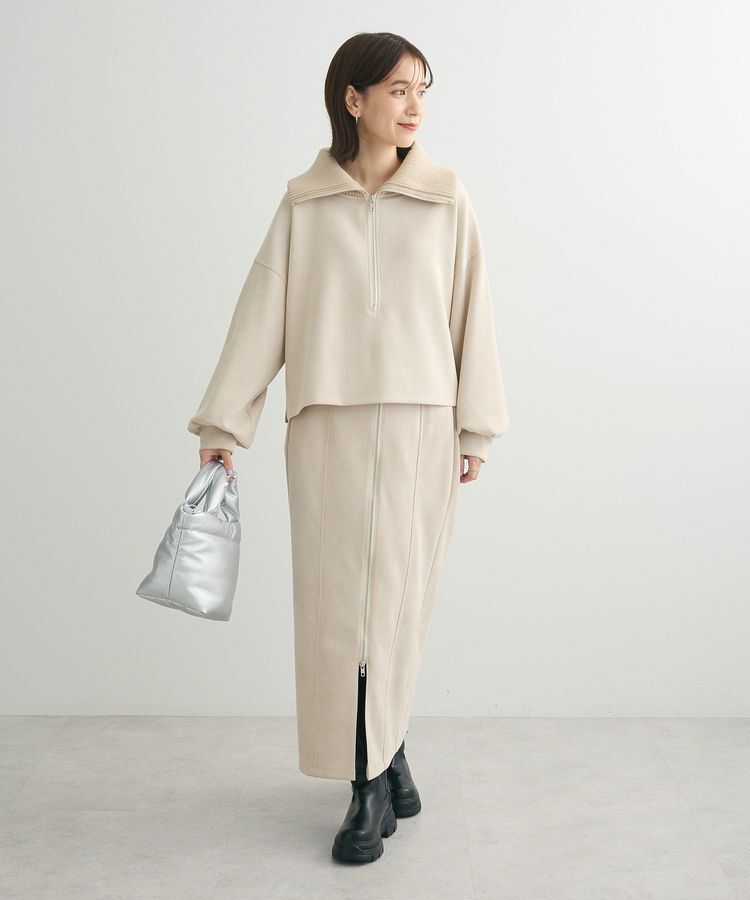 Green Parks「・ELENCARE DUE スエードポンチハーフZIP」|Tシャツ・カットソー|