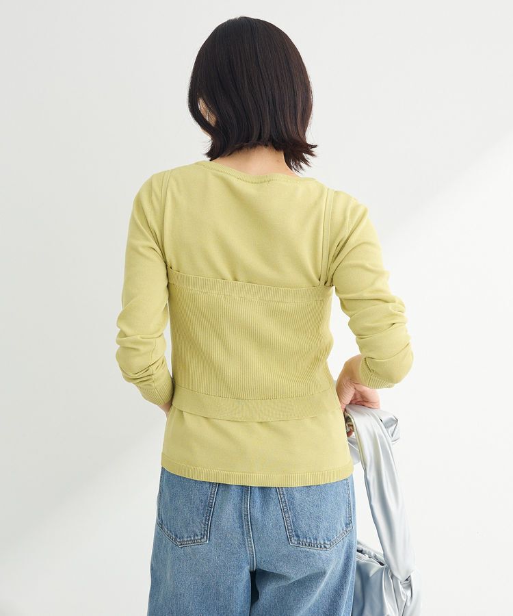 Green Parks「SET2点ニットキャミビスチェ＋プルオーバー」|ニット・セーター|