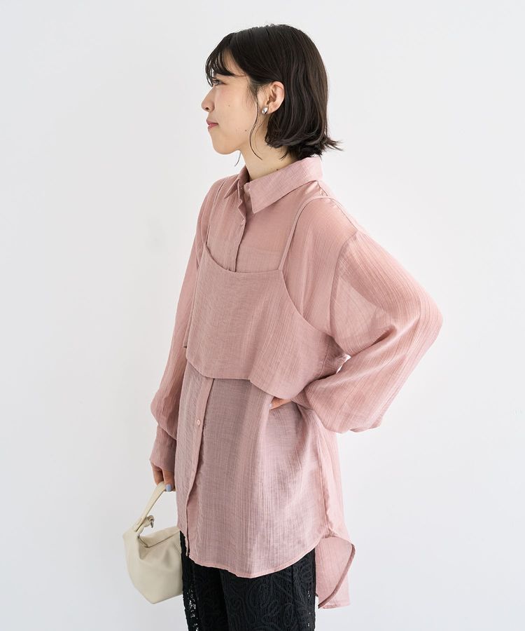 armonia「SET2点シアーシャツ+ビスチェ」|シャツ・ブラウス|