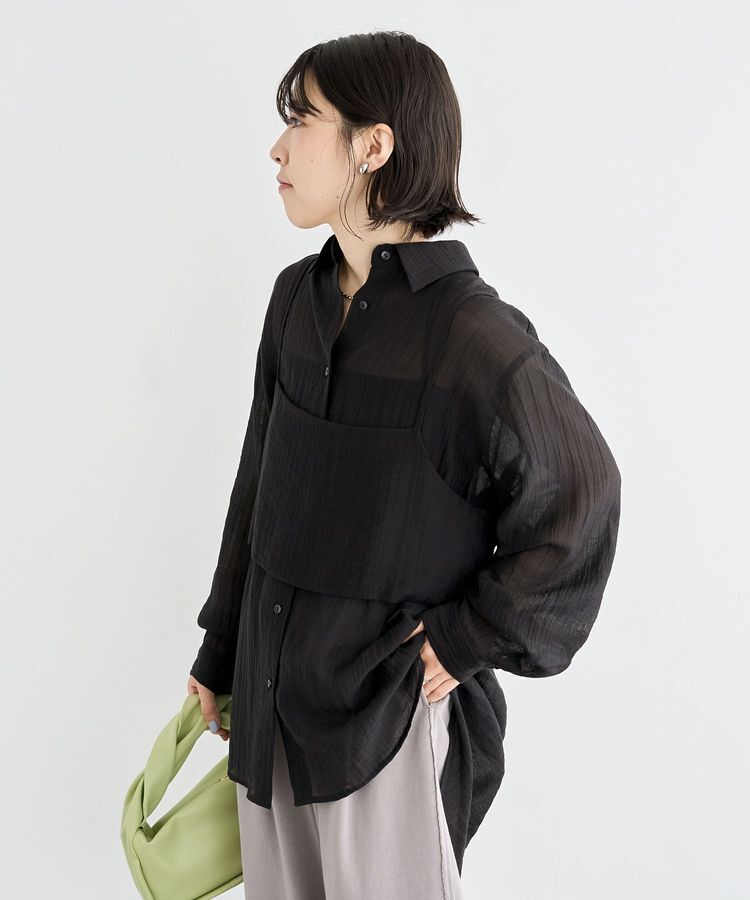 armonia「SET2点シアーシャツ+ビスチェ」|シャツ・ブラウス|