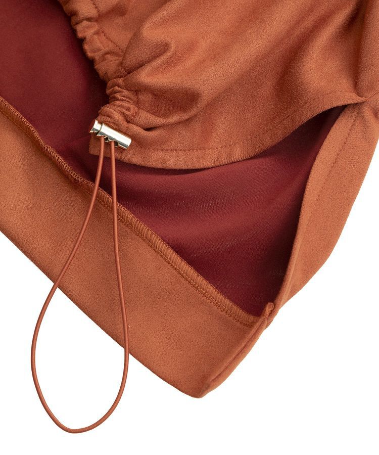 Green Parks「なめらかタッチスウェード調ドロストプルオーバー」|Tシャツ・カットソー|